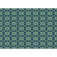 thumbnail image 1 of Ahgly Company Indoor Rectangle Patterned Emerald Green Area Rugs, 2' x 3', 1 of 6