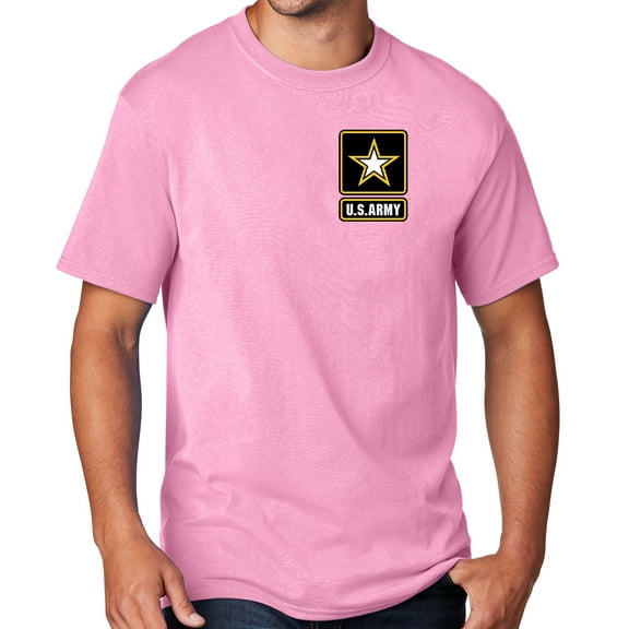 Men's United States Army T-shirt, XL Candy Pink - TALL