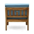 thumbnail image 5 of Wilcox Outdoor 12 Piece Sectional Sofa Set with Cushions, Teak, Blue, 5 of 16