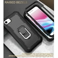 thumbnail image 4 of iPhone 6 Case, iPhone 7 Case, iPhone SE 2020 Case 2nd Gen, Allytech Full Body Shockproof Holster Hybrid 3 in 1 Slim Heavy Duty Rugged Case for iPhone 6/7/8/ iPhone SE 2020, Black, 4 of 5