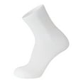 thumbnail image 2 of 3 Pairs of Diabetic Cotton Quarter Socks with Non Binding Top (White, Sock Size 10-13), 2 of 6