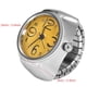 thumbnail image 1 of 8 Colores Moda Mujeres Hombres Reloj de Anillo Analógico de Cuarzo Único Conveniente Adecuado Casual Citas Fiesta Uso Diario Mano de Obra Exquisita Aspecto Elegante, 1 of 7