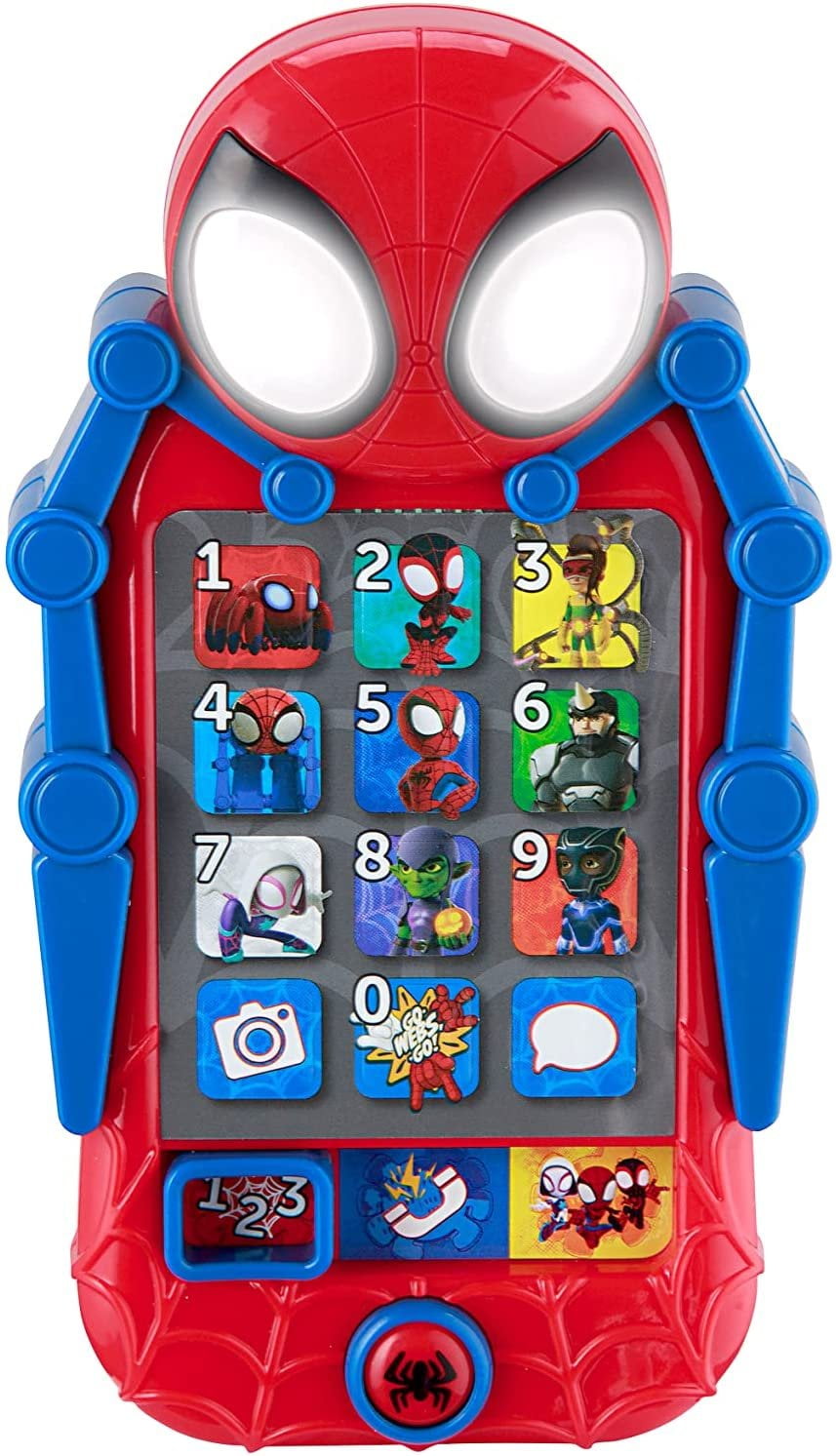 eKids Spidey and His Amazing Friends Toy Phone, Toddler Toys with Built-in  Preschool Learning Games, Educational Toys for Toddler Activities and  Pretend Play, for Fans of Spiderman Toys and Gifts 