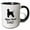 Black/White, variant on 3drose, Afghan Hound Dog Dad, 11oz Magic Transforming Mug