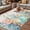 Brown, variant on Summer Coastal Outdoor Rug for Patio/Deck/Porch, Non-Slip Large Area Rug 5 x 7 Ft, Watercolor Corals Shells Starfish Green Plaid Indoor Outdoor Rugs Washable Area Rugs, Camping Rug Carpet Runner