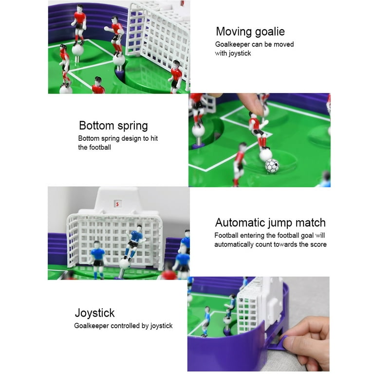 Tabletop Football Games Soccer Board Game for 2 Players Indoor