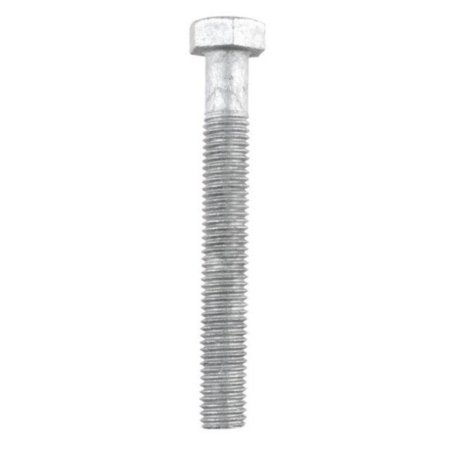 Hillman 811668 0.63 x 5 Po. Boulon Hexagonal Galvanisé Trempé à Chaud
