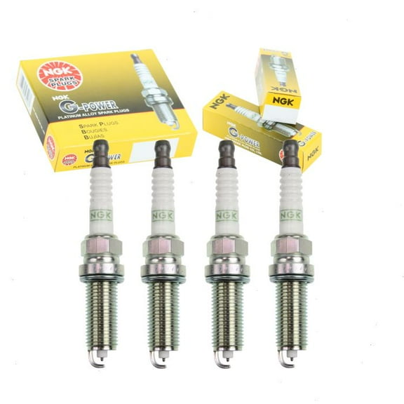 4 pc NGK G-Power Spark Plugs compatible with Acura TLX 2.4L L4 2015-2020