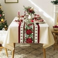 thumbnail image 4 of Tarmeek Christmas Table Runner Decration, 13x72in Seasonal Winter Xmas Holiday Christmas Table Runner for Kitchen Dinning Home Decor Christmas Decorations Indoor, 4 of 6