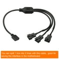 thumbnail image 3 of Uxcell ARGB Splitter 12V 4Pin to SM 4Pin Male Extension Cable Adapter Connector Addressable for PC Fan 1 to 3 Style, 3 of 5