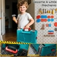 thumbnail image 5 of LINXUXIE 156PCS Pretend Construction Toy Set with Drill, Green Kids Toy Workbench Playset Tools for Kids Ages 3 4 5 6 7 8 Years Old, Ideal Birthday Gifts for Boys, 5 of 10