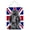 Poodle #4, variant on Black Standard Poodle with English Union Jack British Flag Wall or Door Hanging Prints