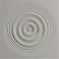 thumbnail image 5 of Ekena Millwork 19 5/8"W x 19 5/8"H Shallows EnduraWall Decorative 3D Wall Panel, UltraCover Satin Blossom White (12-Pack for 32.04 Sq. Ft.), 5 of 6