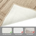 thumbnail image 5 of Bathroom Rugs Sets 3 Piece, Super Soft and Absorbent Non Slip Microfiber Toilet Bath Mat with U-Shaped (Beige), 5 of 16