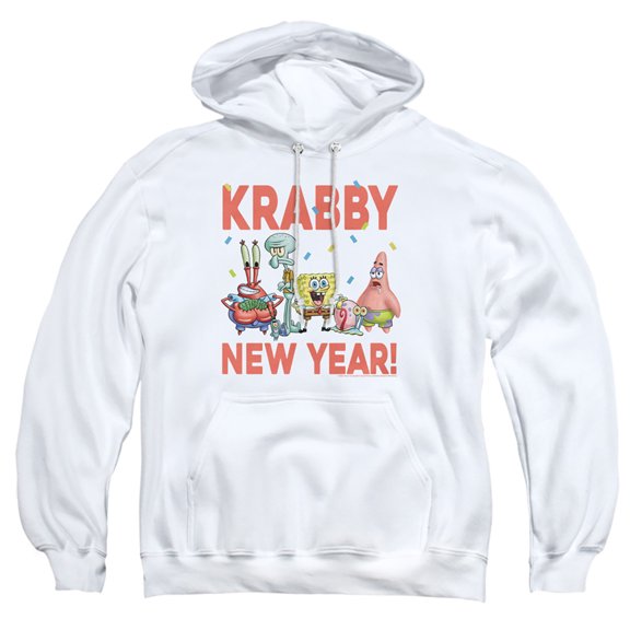 Spongebob Squarepants Krabby New Year Unisex Adult Pull-Over Hoodie