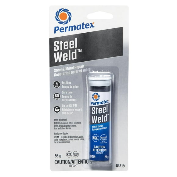 Bâtonnet époxy Permatex Steel Weld 56 g