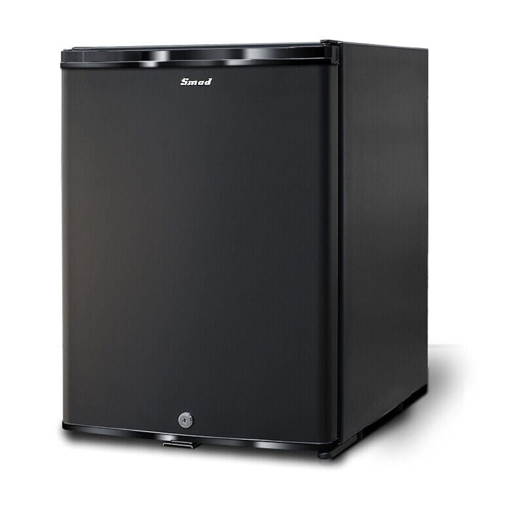 Smad Mini Fridge 12V/110V, Compact Refrigerator for Bedroom/Dorm/office, Black