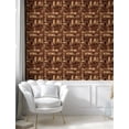 thumbnail image 5 of Ambesonne Coffee Peel & Stick Wallpaper for Home, Cafeteria Typography, 13"x72", Brown Beige, 5 of 6
