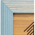 thumbnail image 3 of Rustic Wooden Picture Frames 6x8 - Set of 2, 100% Natural Eco Solid Wood with Real Glass for Tabletop Display or Wall Mount Photo Frame - Blue, 3 of 4