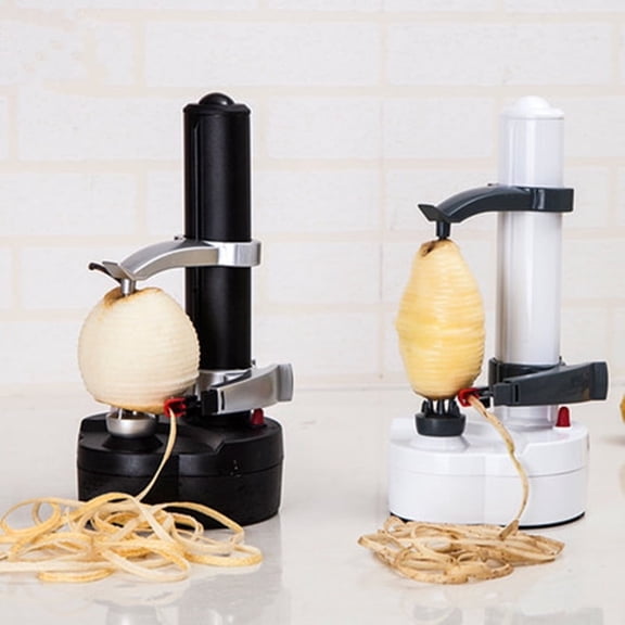 CURYMAY Electric Spiral Apple Peeler Cutter Slicer,Battery Operated with Charger