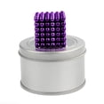 thumbnail image 1 of Juego De Bolas Magneticas 216 Piezas 5mm ilios innova  Morado, 1 of 5