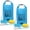 Blue-2pack-20L, variant on Sand Anchor Bag, 2 in 1 Jet Ski Anchor Kit for Float with Adjustable Buoy, Waterproof Dry Bag for Jetski, Kayak, Boat, Water Sports