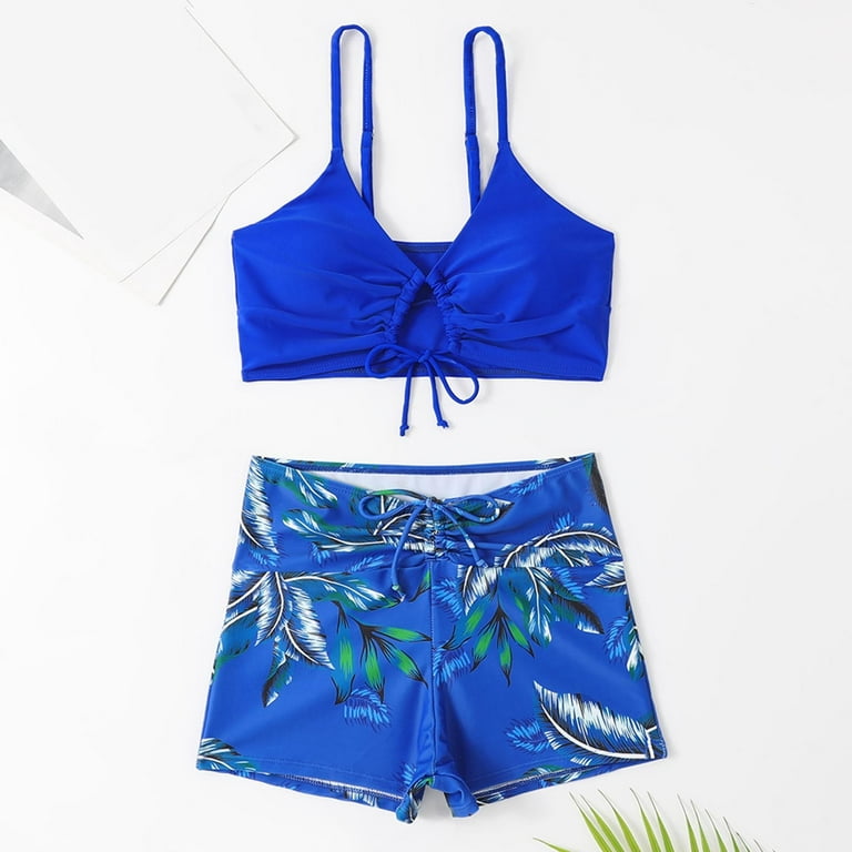 Cute Swimsuits for Juniors Teen Swim Tops WomenSwimsuit Shorts And Top Women Vintage Swimsuit WomenTwo Piece Swimsuits with Shorts Boys Swim Suits Two