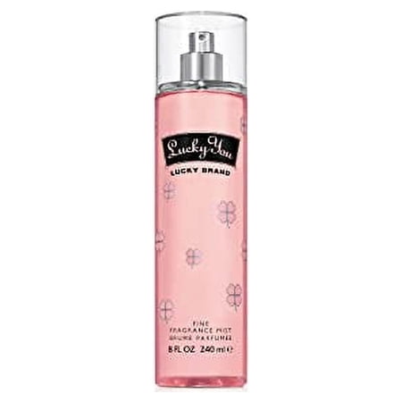 Women's Body Mist by Lucky You, Eau de Toilette Spray, Day or Night Fragrance with Fresh Flower Citrus Scent, 8 Fl Oz