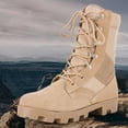 thumbnail image 3 of Botas de motocicleta para hombre Botas tácticas antideslizantes Botas militares para senderismo caza, 3 of 9