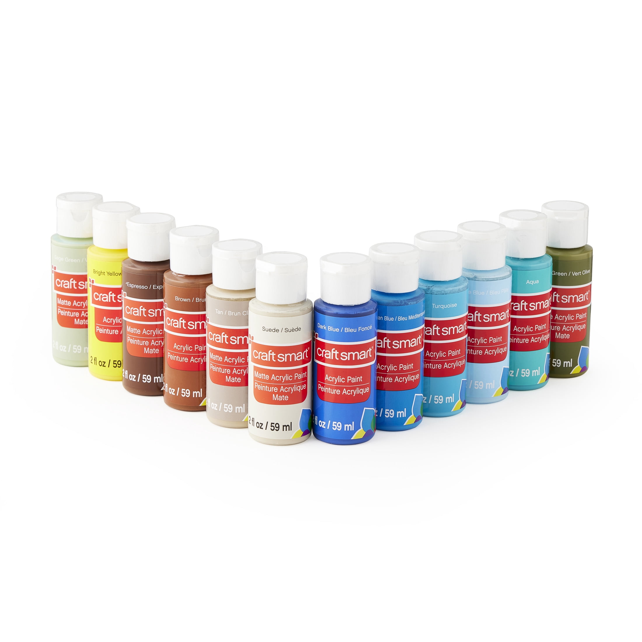 Craft Smart Acrylic Paint Value Set, 6 Packs: 36 ct. (216 total)