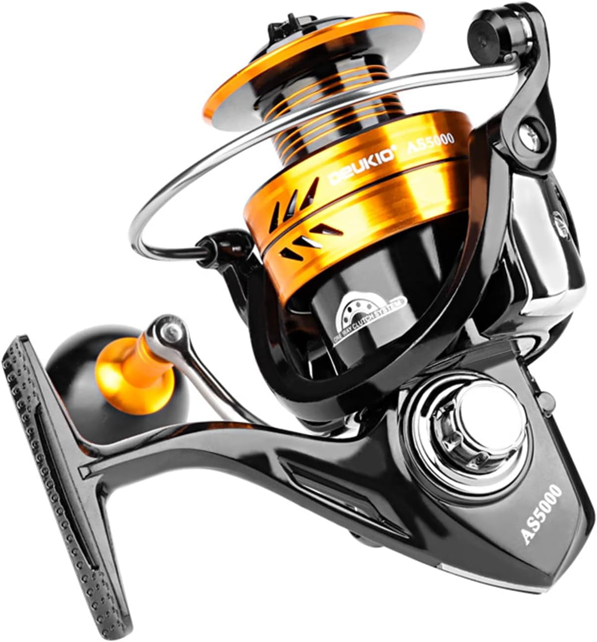 Spinning Reel, 2+1BB Ultra Lightweight Smooth Powerful Spinning Fishing Reels, 5.2:1/4.7:1 High Speed Gear Ratio