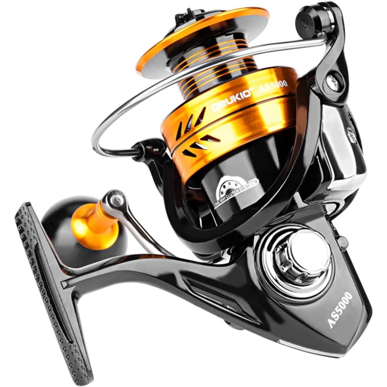 Spinning Reel, 2+1bb Ultra Lightweight Smooth Powerful Spinning Fishing Reels, 5.2:1/4.7:1 High Speed Gear Ratio with Left/Right Interchangeable Spinning Reel, 2+1bb Ultra Lightweight Smooth Powerful Spinning Fishing Reels, 5.2:1/4.7:1 High Speed Gear Ratio with Left/Right Interchangeable