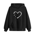 thumbnail image 4 of successthop Hoodies Toddler Girls Boys Long Sleeve Hooded with Pockets Heart Printed Winter Fall Tops Sizes 5-15, 4 of 5