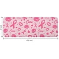 thumbnail image 7 of Pink Breast Cancer and Pioneer Flower Love Kitchen Rug Mat,Kitchen Runner Rugs Non Skid Washable,Decorative Kitchen Floor Mats for Kitchen,Sink,Laundry,17"x47.2", 7 of 7