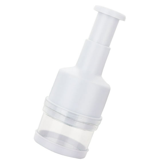 WHAMVOX 1 Pc Multifunction Garlic Crusher Manual Garlic Press Vegetable Cutter Shredder Kitchen Gadgets (White)