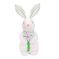 thumbnail image 3 of Figura de conejito de Pascua de 11 x 23 cm, ideal como centro de mesa para estudio, guardería. sosteniendo la flor, 3 of 9