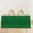 thumbnail image 3 of PMU Fringe Table Skirt (Green) 9 ft x 29 inches Pkg/1, 3 of 7