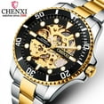 thumbnail image 2 of Chenxi 2022 New Drop Shipping Men Mechanical Watches Men Watch Automatic Mechanical Clock Hollow Out Dial Design Wristwatches - Mechanical Wristwatches, 2 of 7