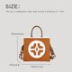thumbnail image 4 of Bolsos de mano de gamuza sintética estilo inglés para mujer, bolsos de diseño de lujo, carteras, novedad 2023, con flores de felpa y bolsillo interior para el hombro, 4 of 5
