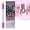 #19, variant on opvise 1Set Nail Stamping Plate Shiny Effect DIY Nail Transfer Print Template for Makeup