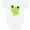 AA-White, variant on Inktastic Cute Frog, Little Frog, Baby Frog, Green Frog Boys or Girls Baby Bodysuit