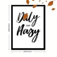 thumbnail image 3 of Qisvanset Daily Hazy Day Typography Canvas Wall Art 15.75x11.81 Inches, 3 of 8