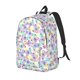 thumbnail image 1 of Disketp Butterflies on Polka Dots Mochila de Lona Estampada, Mochila Escolar de Viaje Ligera para Estudiantes y Portátil-Medium, 1 of 5