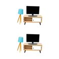 thumbnail image 2 of Vogacara Furnitures Set 1/12 Chair for Role Play Game Paly House serie 1 2Conjunto, 2 of 6