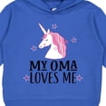 thumbnail image 3 of Inktastic My Oma Loves Me Girl Unicorn Toddler Hoodie, 3 of 4