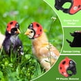 thumbnail image 3 of 2 piezas casco de pollo casco de seguridad para mascotas divertido loro casco pollo pájaro sombrero ropa para la cabeza, 3 of 5