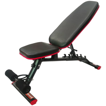 BalanceFrom Heavy Duty Adjustable and Foldable Utility Weight Bench, Lite, 800-Pound Capacity