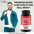 thumbnail image 4 of Pro Ultra Male - Our Best Blood Flow Support Supplement - Advanced Blood Flow Pills Male Blood Flow Capsules - Men Blood Flow - Blood Circulation Supplements for Men Help Blood Flow Boost Circulation, 4 of 7