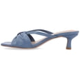 thumbnail image 3 of Journee Womens Starling Kitten Heel Two Tone Open Toe Dress Sandals, Widths Available, 3 of 9