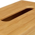 thumbnail image 3 of YOPTOP 2PC Bamboo Tissue Box Cover, HWD: 23*12*8cm, Dispenser for Regular and Facial Tissues, Natural, 3 of 5